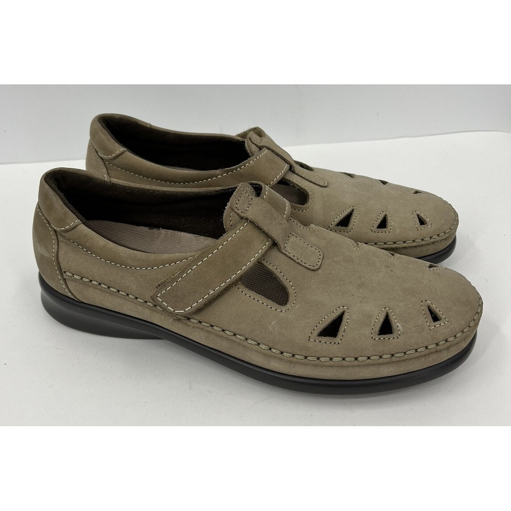 SAS Tripad Comfort Women's Size 7.5 Leather Comfort Sandals Shoes Soft Step